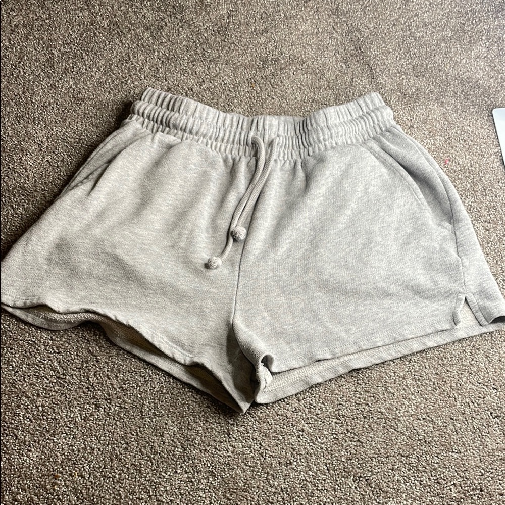 SO Gray Athletic Shorts with Elastic Waistband